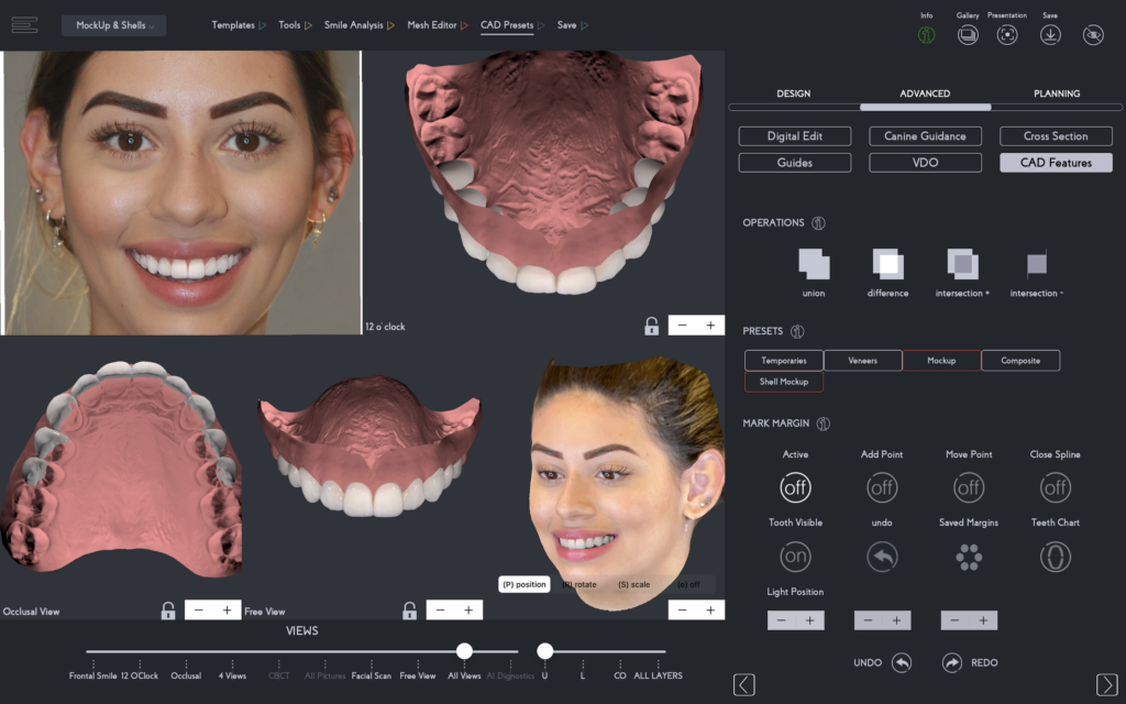 3d maria facial scan + 3d design screens 2